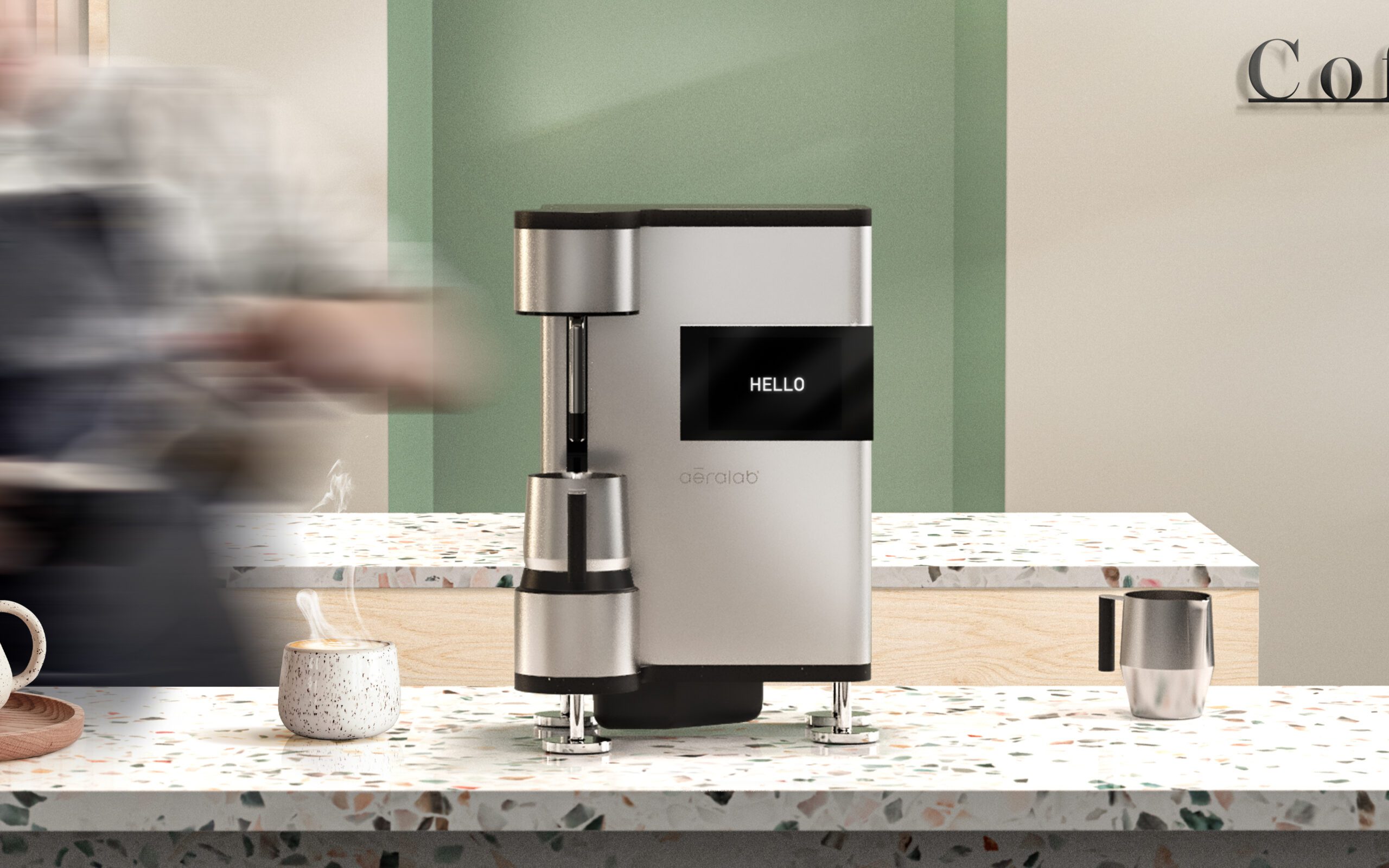 The world's first smart, full-automatic milk foam machine